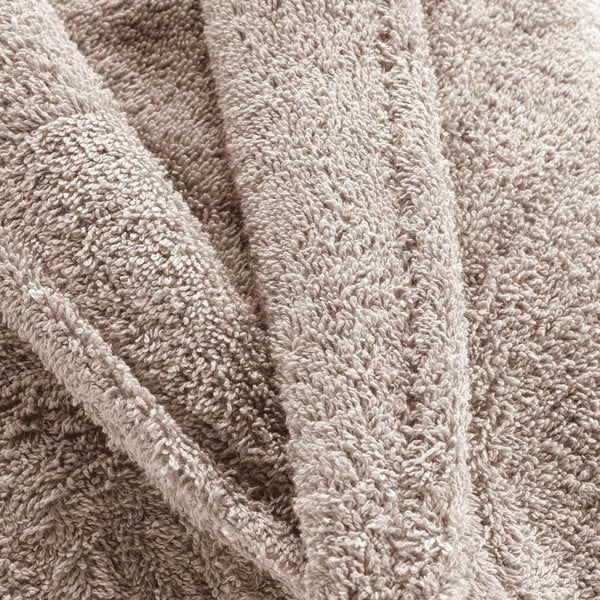 Világosbarna pamut fürdőköpeny M Tendresse – douceur d'intérieur-image-2