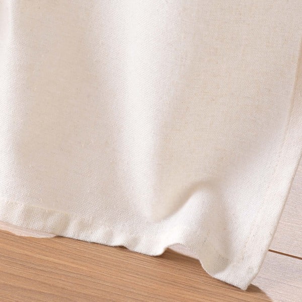 Fehér-barna jutakeverék függöny 140x240 cm Cirrus – douceur d'intérieur-image-4