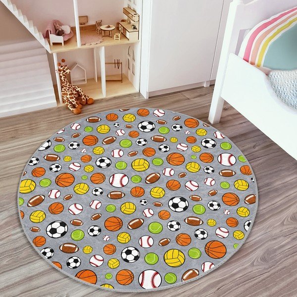 Gyerek szőnyeg ø 80 cm Comfort – Mila Home-image-3