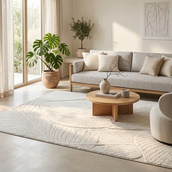 Krémszínű szőnyeg 120x170 cm Lamina – ESTE-image-2