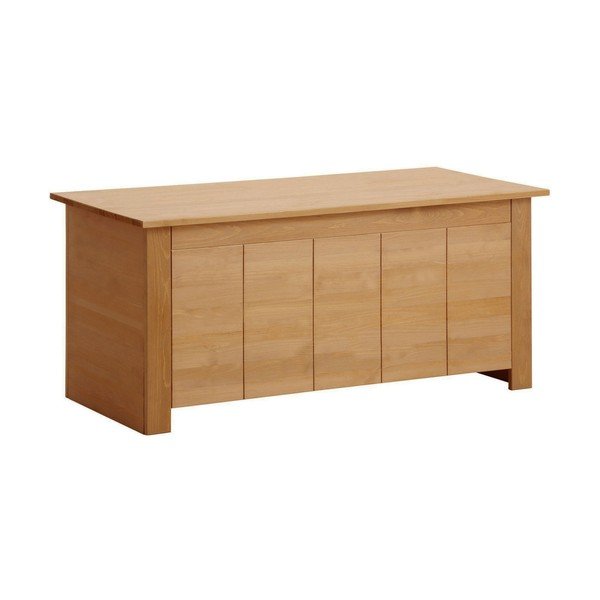 Natúr színű borovi fenyő tárolóláda 100x45 cm Bertram – Støraa-image-1