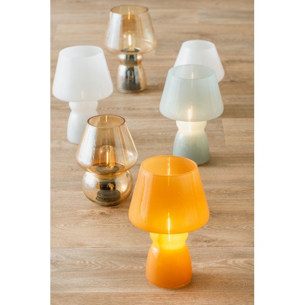 Fehér LED asztali lámpa üveg búrával (magasság 25,5 cm) Classic – Leitmotiv-image-2