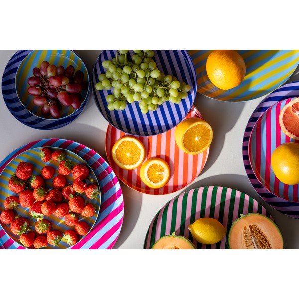 Zöld-világos rózsaszín vas tálka Animado – PT LIVING-image-1