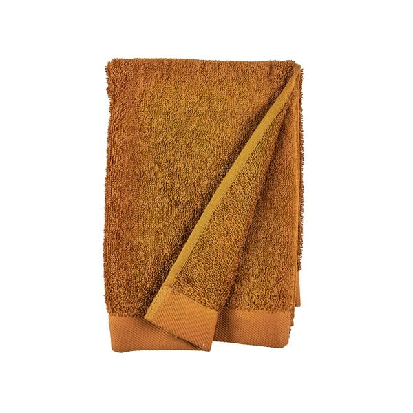 Clay narancssárga pamut frottírtörölköző, 100 x 50 cm - Södahl