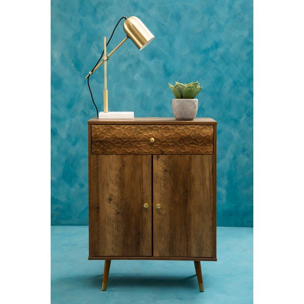 Sötét natúr színű komód 70x94x35 cm Frida – Premier Housewares-image-4