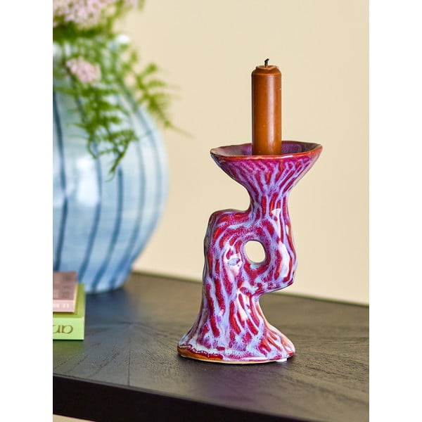 Agyagkerámia gyertyatartó Ivalie – Bloomingville-image-1