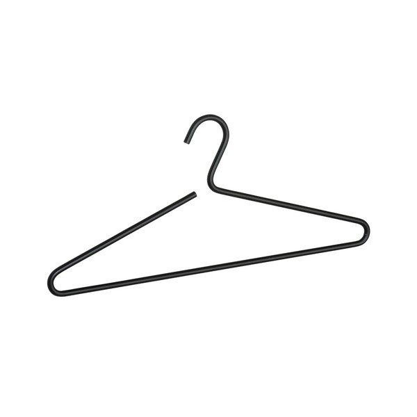 Lux fekete alumínium vállfa - Wenko-image-1