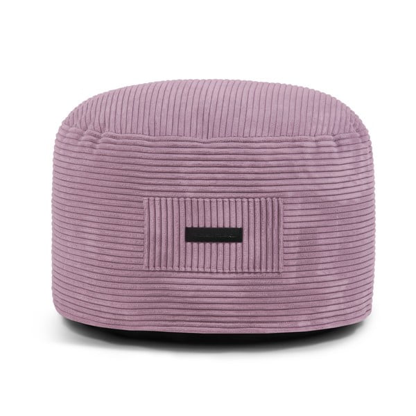 Lila kordbársony puff Om 60 – SLOWDOWN