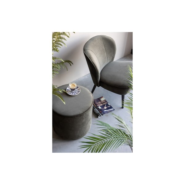 Sara High olívazöld puff - WOOOD-image-3