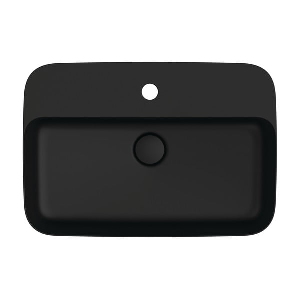 Matt fekete kerámia mosdókagyló 55x38 cm Ipalyss – Ideal Standard-image-2