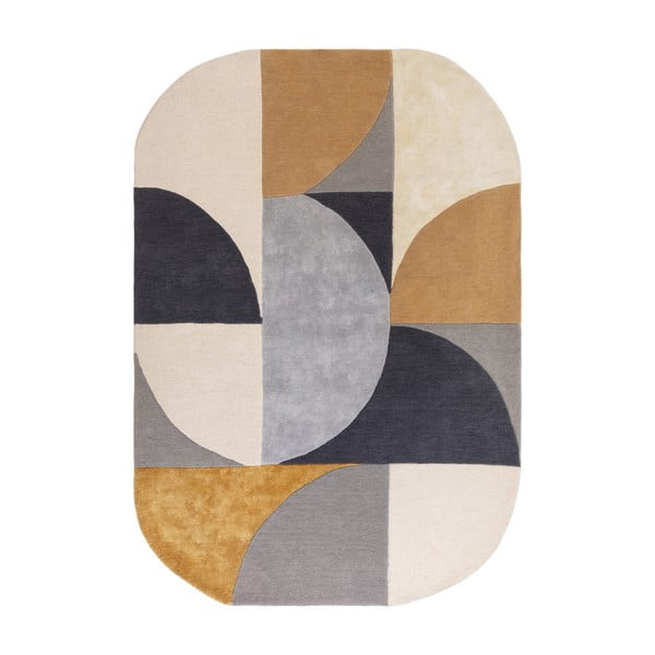 Okkersárga gyapjú szőnyeg 160x230 cm Sunset – Asiatic Carpets