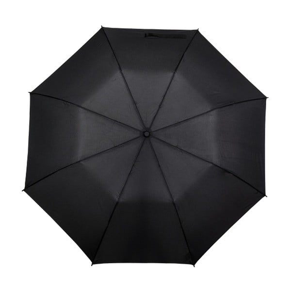 Minimalistic fekete összecsukható szélálló esernyő, ⌀ 123 cm - Ambiance