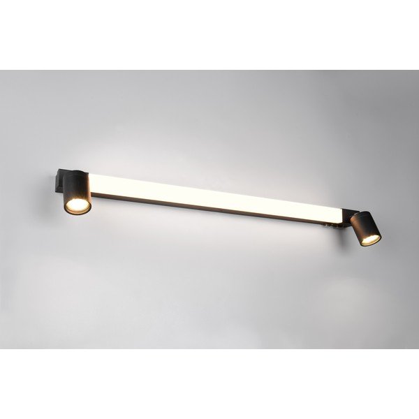 Matt fekete LED fali lámpa Enrico – Trio-image-2