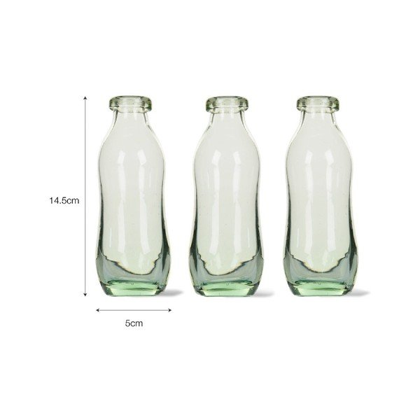 Bottles 3 db-os üvegszett, ø 5 cm - Garden Trading-image-2