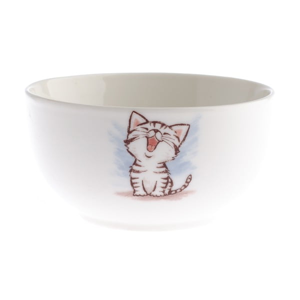 Happy Cat porcelán tálka - Dakls