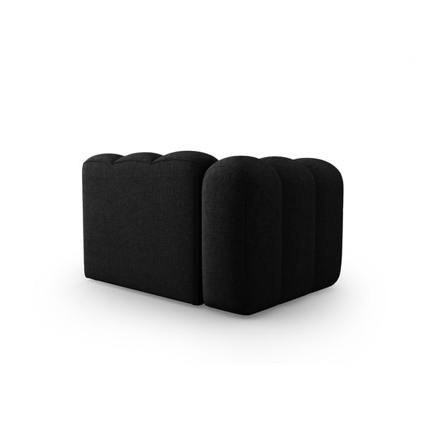 Feketés antracitszürke kanapé modul (bal oldali) Lupine – Micadoni Home-image-3