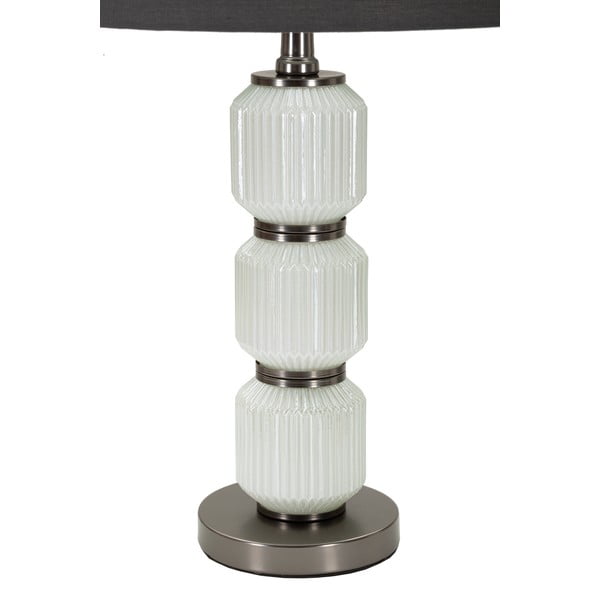 Szürke asztali lámpa textil búrával (magasság 57 cm) Bright – Mauro Ferretti-image-4