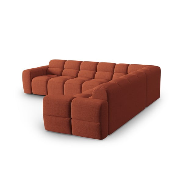 Téglavörös sarokkanapé Lisa – Micadoni Home-image-3