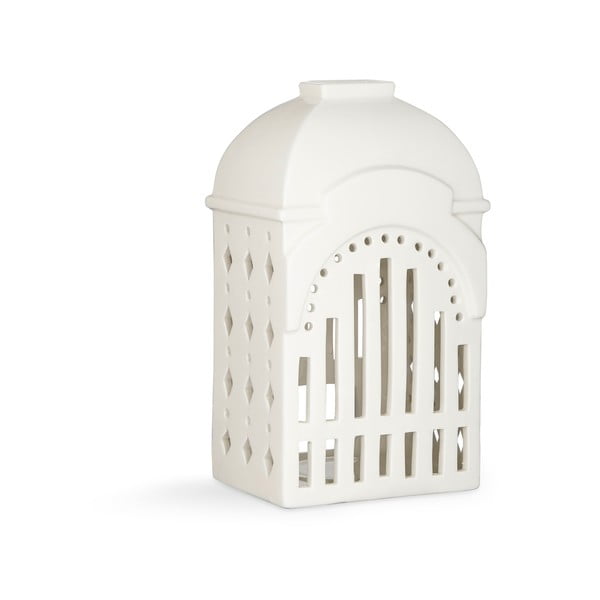 Urbania Lighthouse Tivoli fehér kerámia gyertyatartó - Kähler Design-image-2