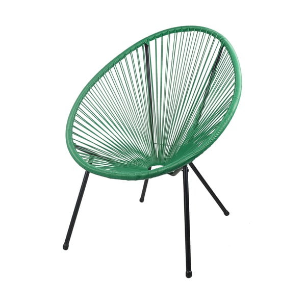 Zöld műanyag kerti fotel Dalida - Garden Pleasure