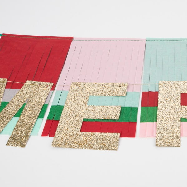 Girland karácsonyi mintával Mery Christmas – Meri Meri-image-3