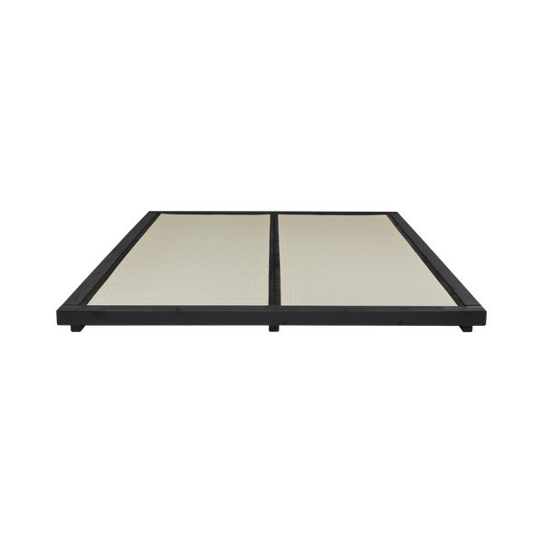 Dock Double Latex Black/Natural borovi fenyőfa franciaágy matraccal és tatamival, 140 x 200 cm - Karup Design-image-3