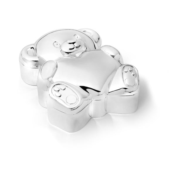Fém fogtartó doboz 6x5x2 cm Bear with Heart – Zilverstad-image-3