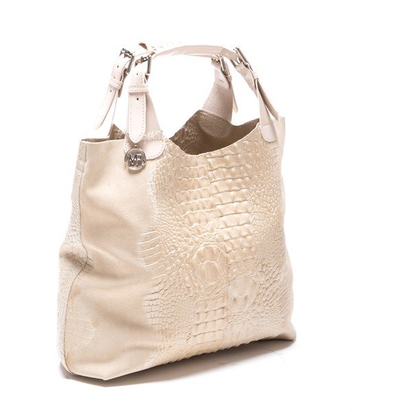 820 Beige bőr kézitáska - Roberta M-image-2