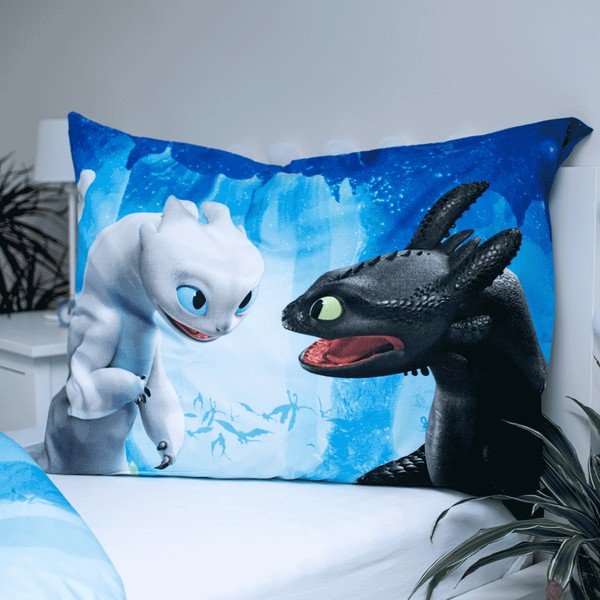 Egyszemélyes mikroszálas gyerek ágyneműhuzat 140x200 cm How to Train Your Dragon – Jerry Fabrics-image-3