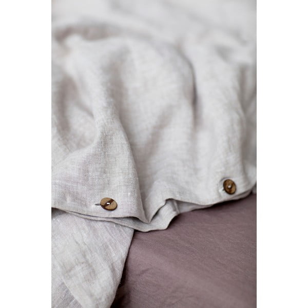 Natural len paplanhuzat, 140 x 200 cm - Linen Tales-image-1