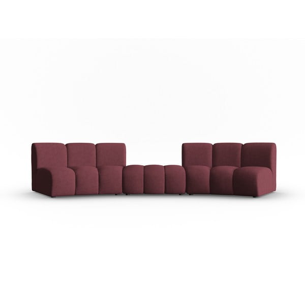 Borvörös kanapé 367 cm Lupine – Micadoni Home