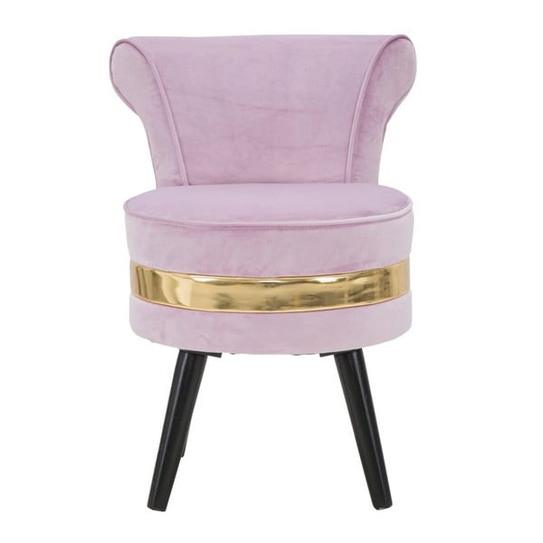 Paris világos rózsaszín, párnázott fotel alacsony háttámlával - Mauro Ferretti