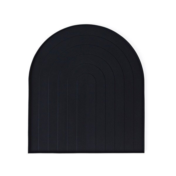 Fekete szilikon edénycsepegtető alátét 40x36 cm – OYOY Living Design