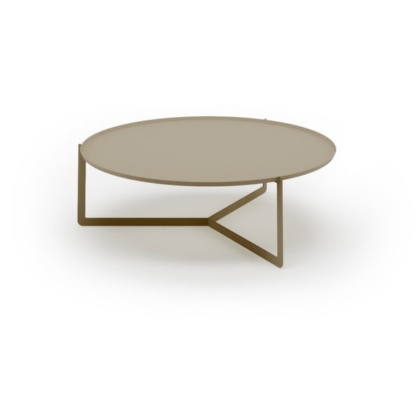 Round szürke dohányzóasztal, Ø 95 cm - MEME Design