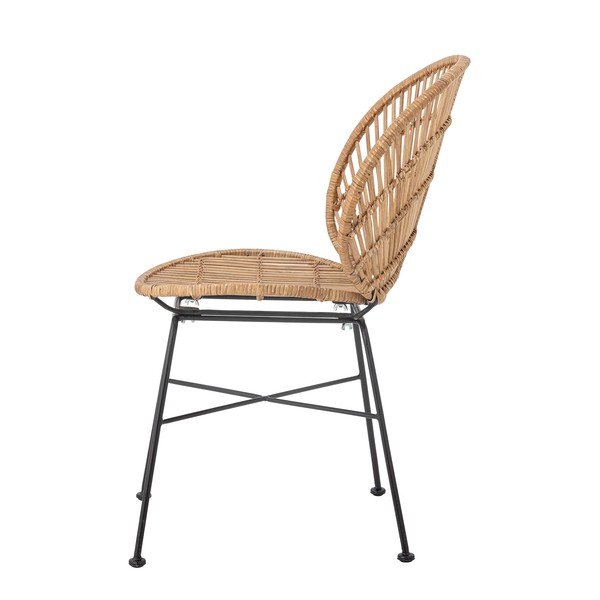 Natúr színű rattan étkezőszék Fiore – Bloomingville-image-2