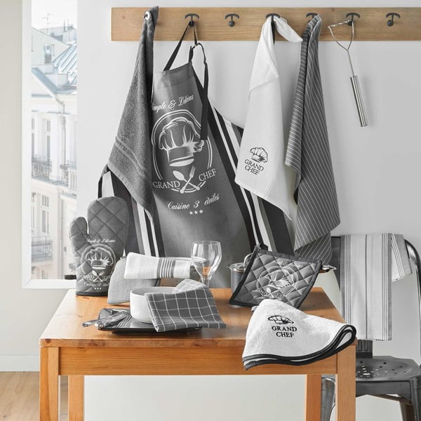 Pamut edényfogó kesztyű Grand Chef – douceur d'intérieur-image-1