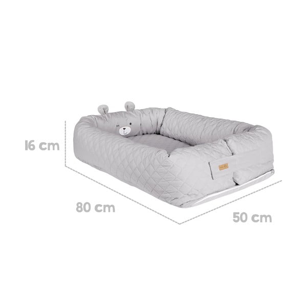 Világosszürke babafészek Roba style – Roba-image-3