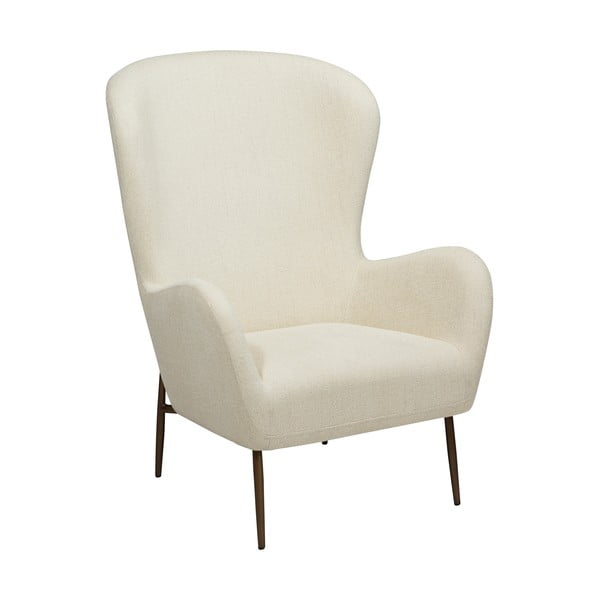 Krémszínű buklé fotel Glam – DAN-FORM Denmark