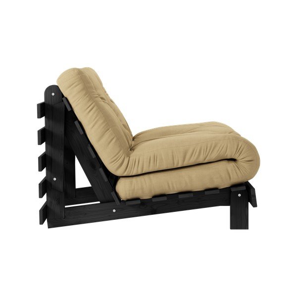 Mustársárga fotel Roots Black Night – Karup Design-image-4