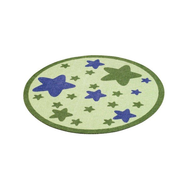 Star zöld gyerekszőnyeg, ⌀ 100 cm - Zala Living-image-2