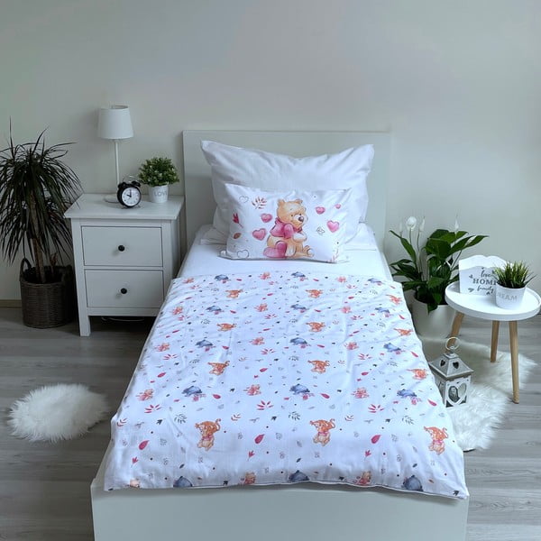 Pamut ágyneműhuzat babaágyhoz 100x135 cm Winnie the Pooh – Jerry Fabrics-image-2