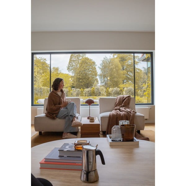 Barna mikroplüss takaró 150x200 cm Tomo – Tiseco Home Studio-image-3