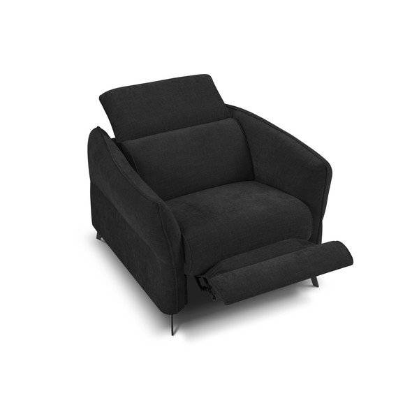 Fekete fotel Hubble – Windsor & Co Sofas-image-3
