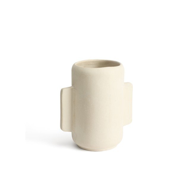 Krémszínű papírmasé váza (magasság 38 cm) Mireni – Kave Home