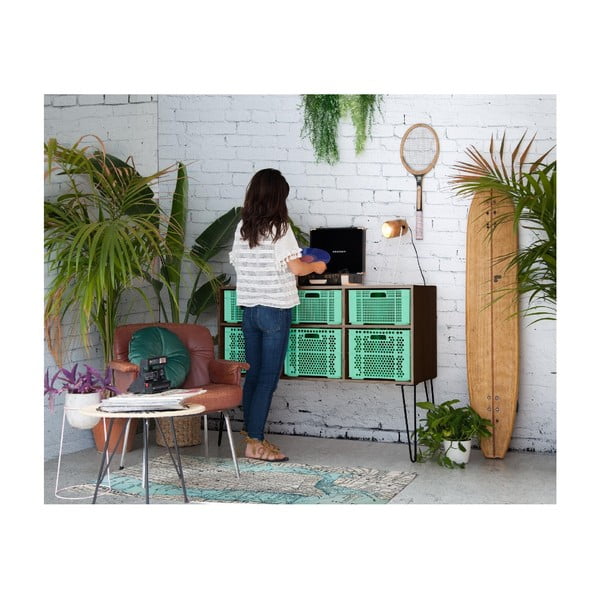 Eco Mint komód, 6 újrahasznosított műanyagból készült fiókkal - Really Nice Things-image-1