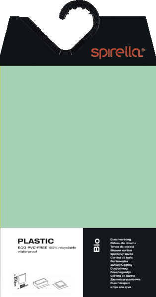 Zuhanyfüggöny 180x200 cm Bio – Spirella-image-2