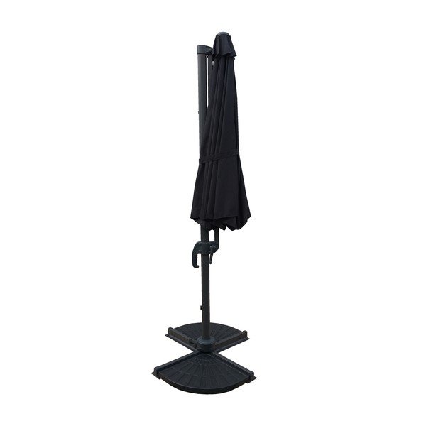 Szürke napernyő 300x300 cm Deluxe – Garden Pleasure-image-3