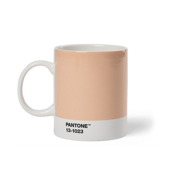 Barackszínű porcelán bögre 375 ml Peach Fuzz 13-1023 – Pantone