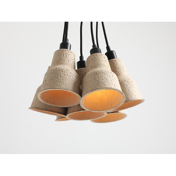 Bézs függőlámpa ø 32 cm Celulo – CustomForm-image-1
