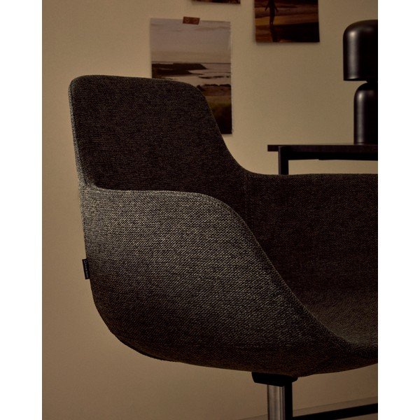 Sötétszürke irodai szék Tissiana – Kave Home-image-3